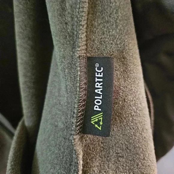 All in Motion Jacket XL Fleece Full Zip Polartec Green - Picture 5 of 5